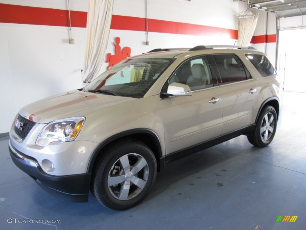 2012 Acadia SLT - Gold Mist Metallic / Cashmere photo #1