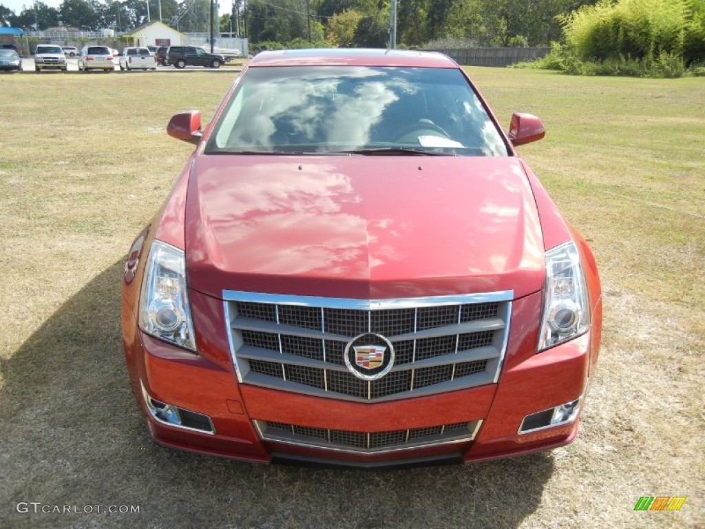Crystal Red Tintcoat 2011 Cadillac CTS 3.0 Sedan Exterior Photo #55745601