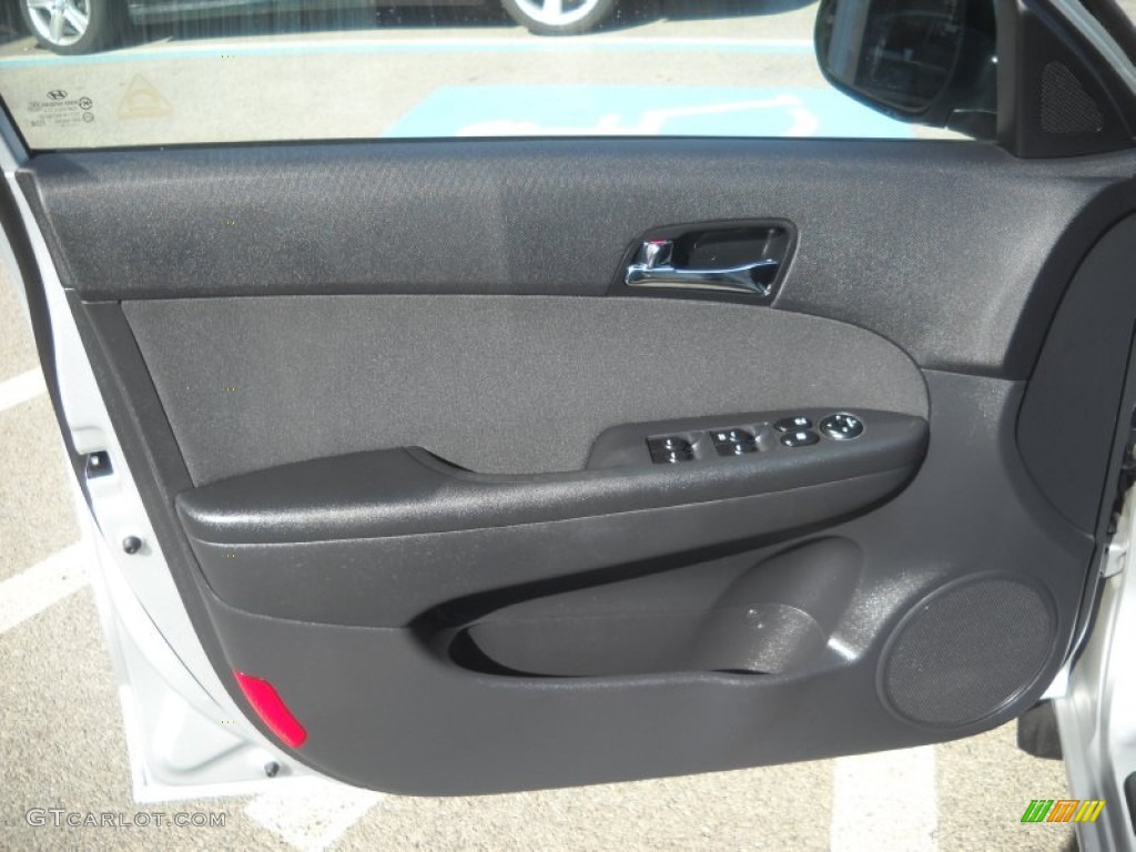 2009 Elantra Touring - Quicksilver / Black photo #8