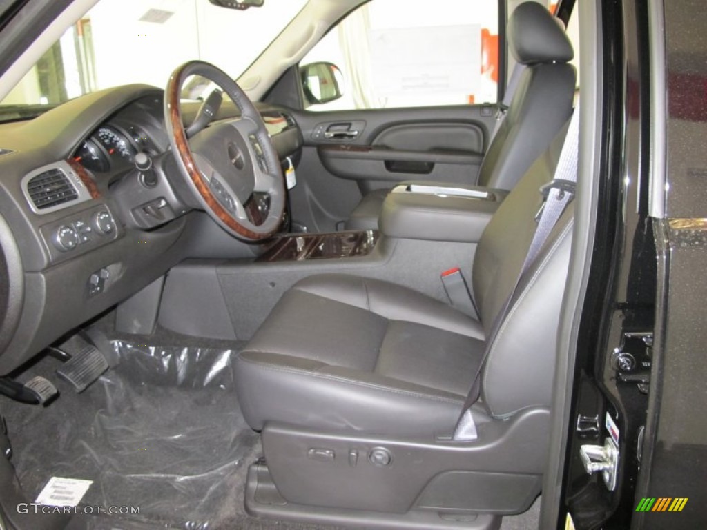 Ebony Interior 2012 GMC Sierra 2500HD Denali Crew Cab 4x4 Photo #55746399