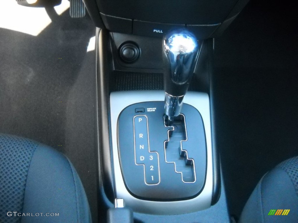 2009 Elantra Touring - Quicksilver / Black photo #18