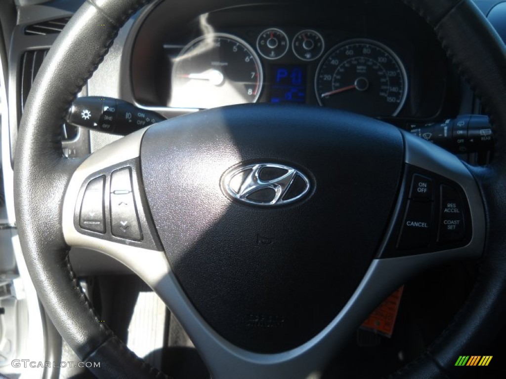 2009 Elantra Touring - Quicksilver / Black photo #19