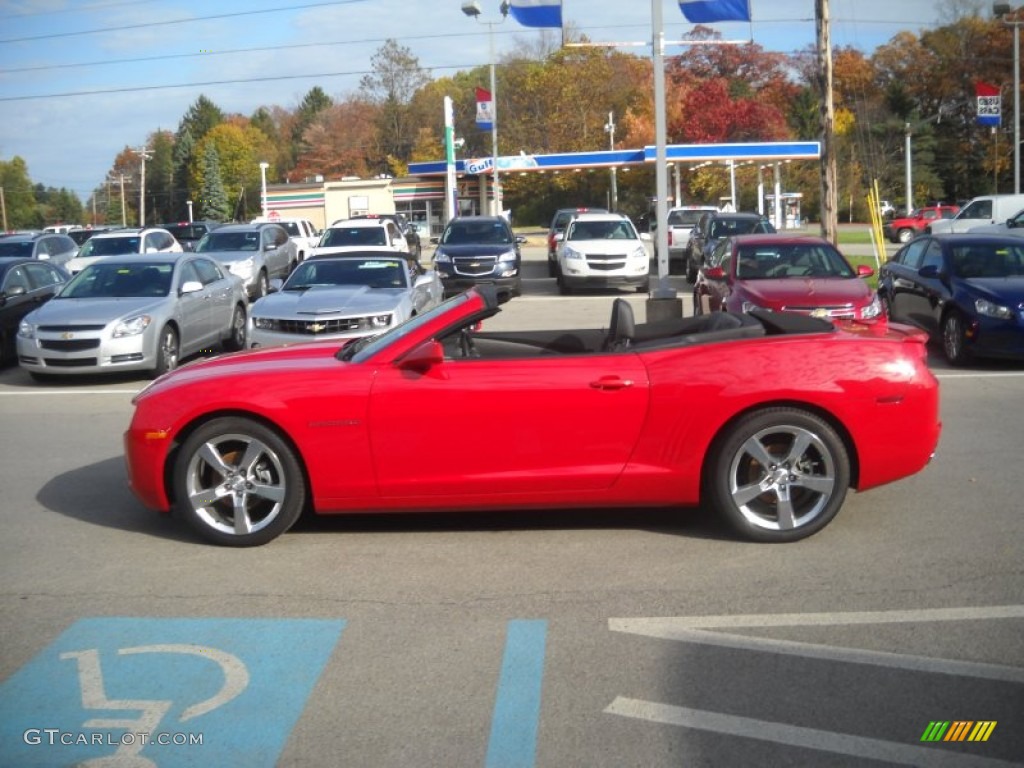 Victory Red 2012 Chevrolet Camaro LT Convertible Exterior Photo #55747392