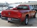 2008 Inferno Red Crystal Pearl Dodge Dakota SXT Crew Cab 4x4  photo #6