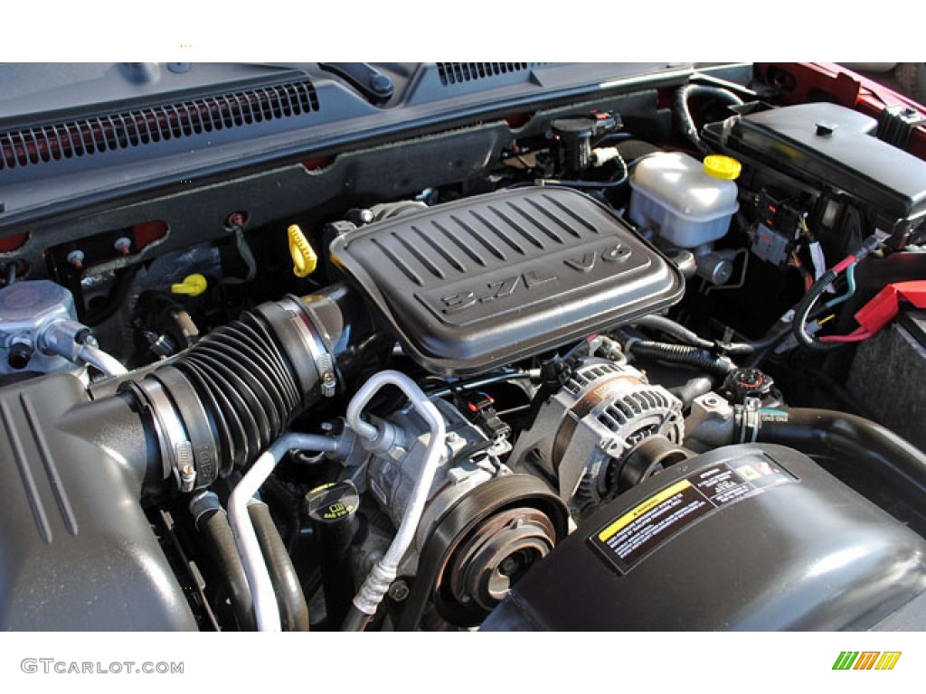 2008 Dodge Dakota SXT Crew Cab 4x4 3.7 Liter SOHC 12-Valve PowerTech V6 Engine Photo #55749147
