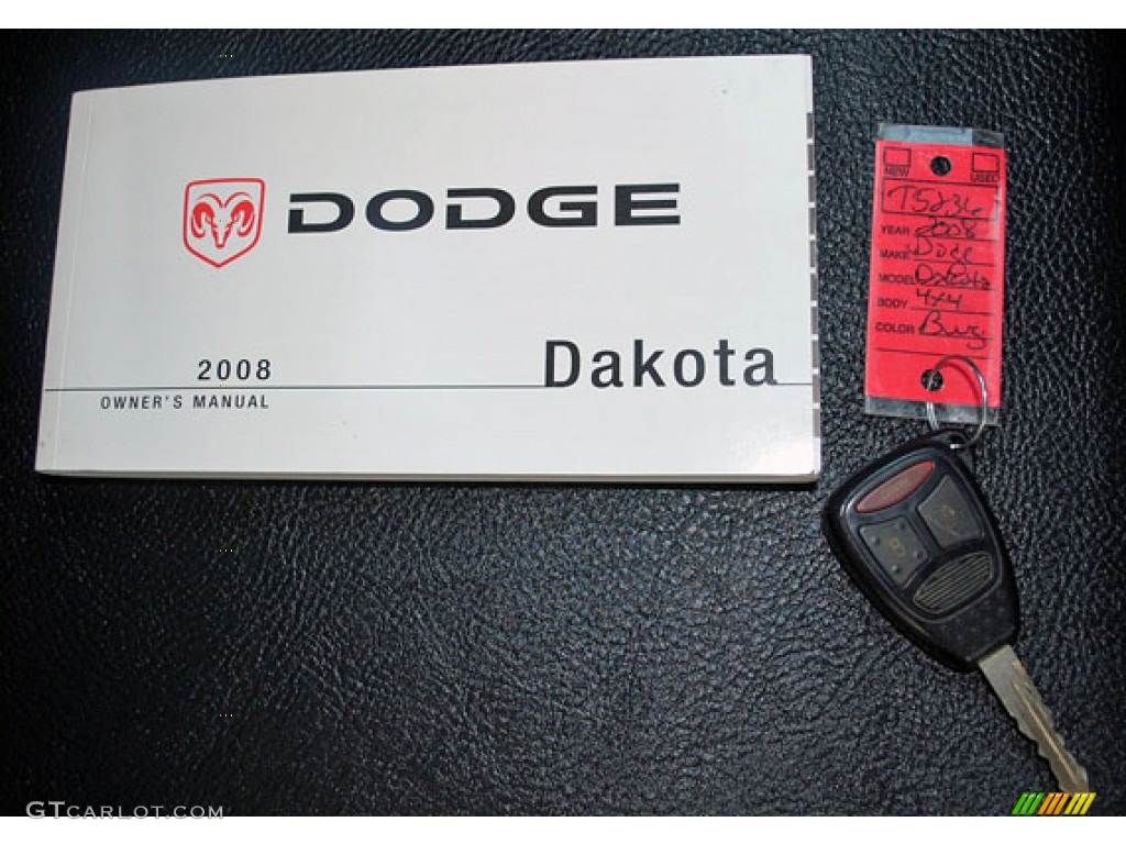 2008 Dodge Dakota SXT Crew Cab 4x4 Books/Manuals Photo #55749318