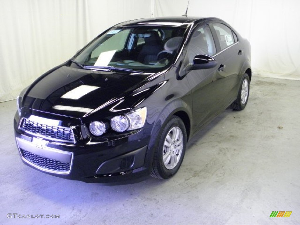 2012 Sonic LT Sedan - Black / Jet Black/Dark Titanium photo #3