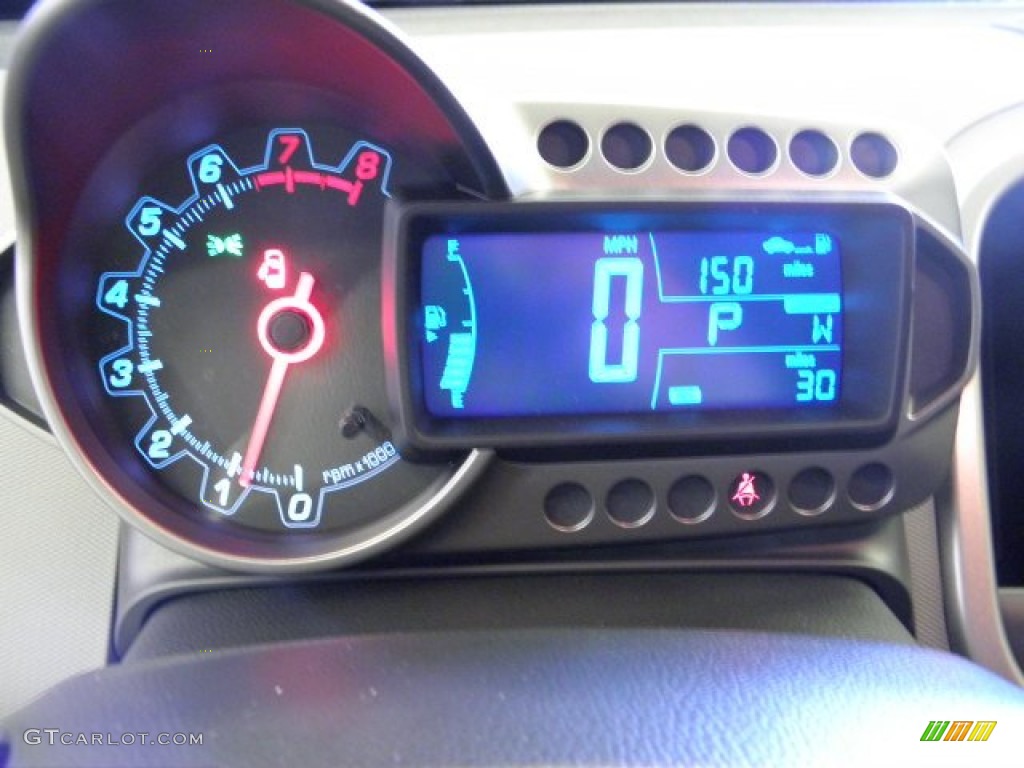 2012 Chevrolet Sonic LT Sedan Gauges Photo #55749822