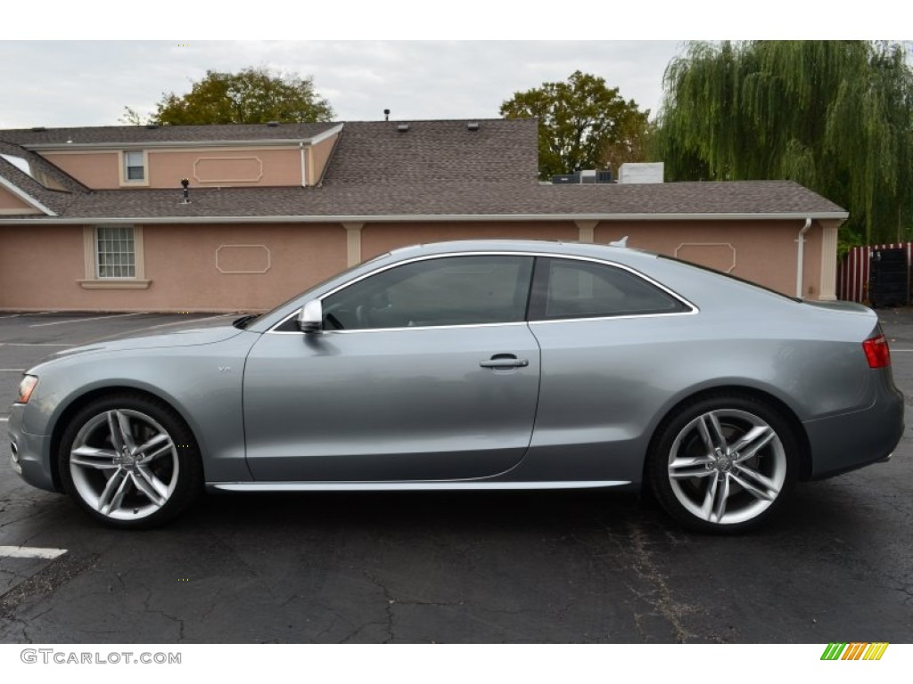 Quartz Grey Metallic 2009 Audi S5 4.2 quattro Exterior Photo #55749897