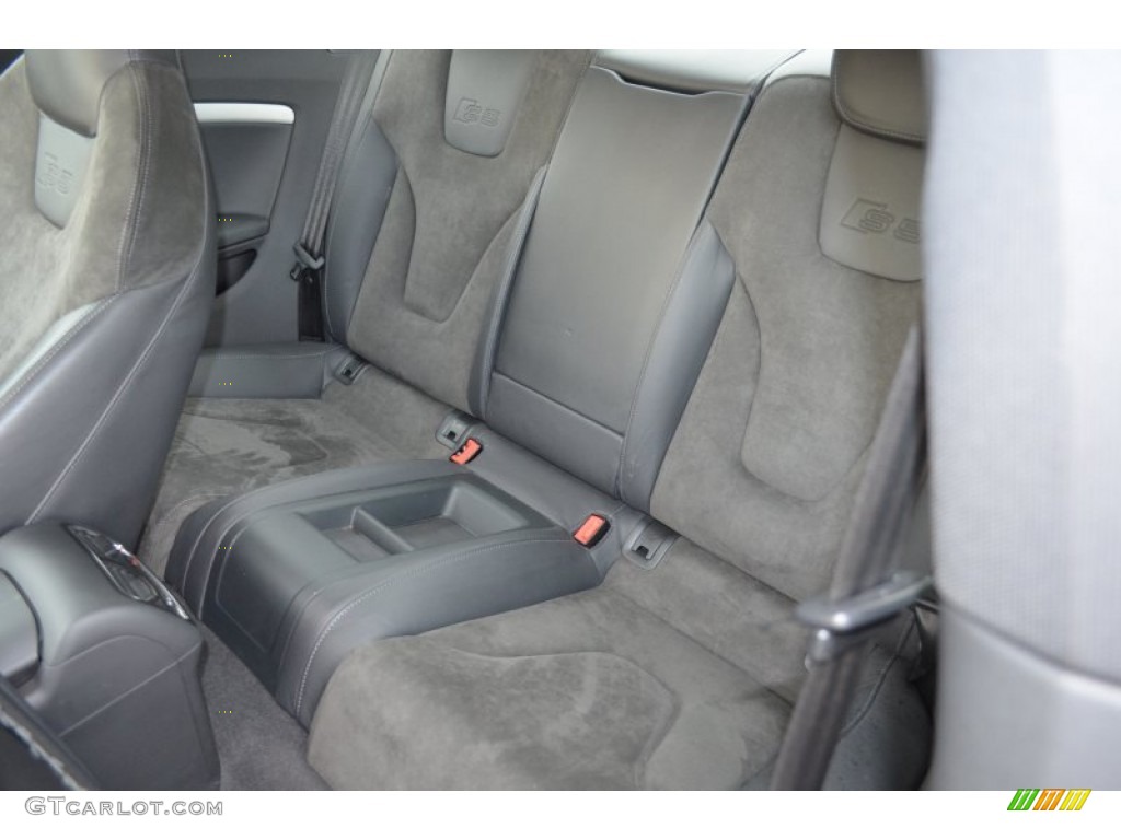 Black Silk Nappa Leather Interior 2009 Audi S5 4.2 quattro Photo #55749996