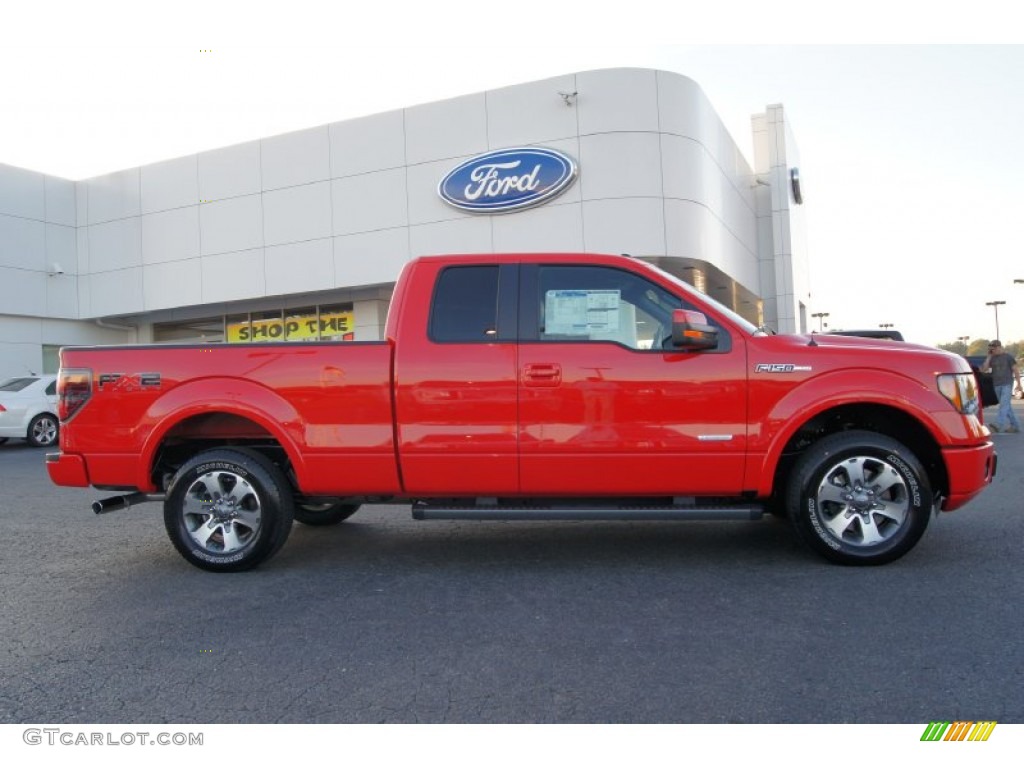 2011 F150 FX2 SuperCab - Race Red / Black photo #2