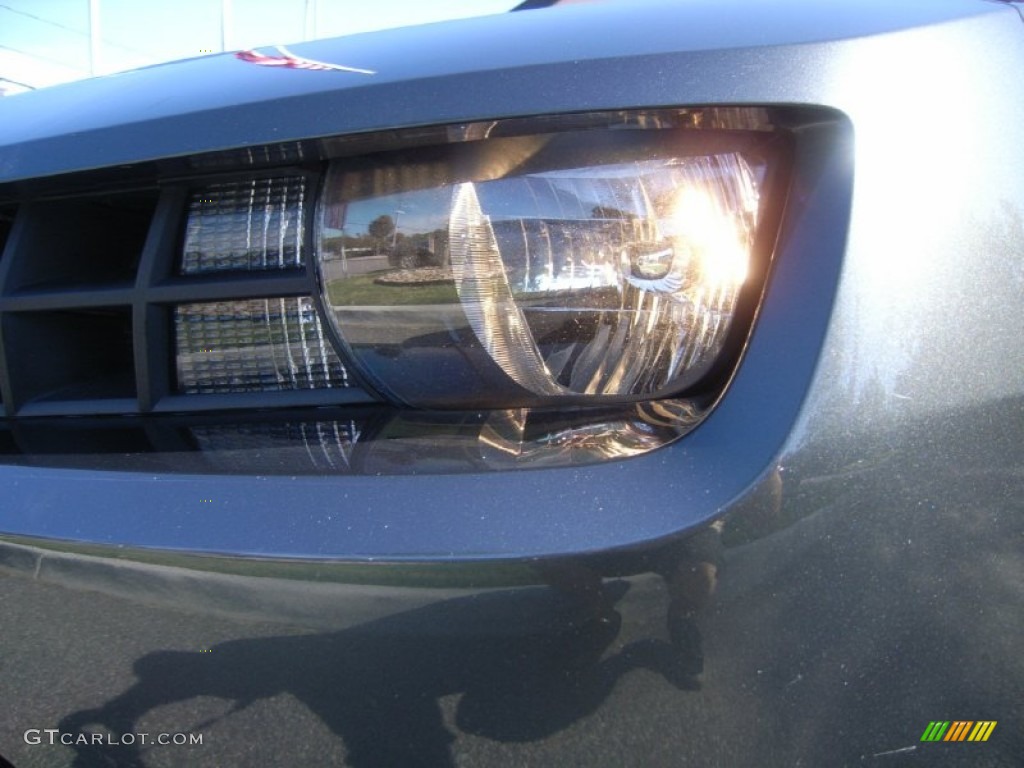 2010 Camaro LS Coupe - Cyber Gray Metallic / Gray photo #9