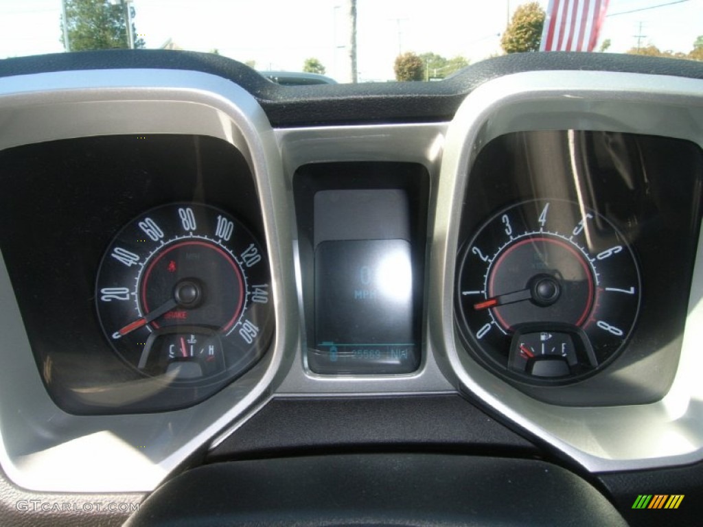 2010 Camaro LS Coupe - Cyber Gray Metallic / Gray photo #16