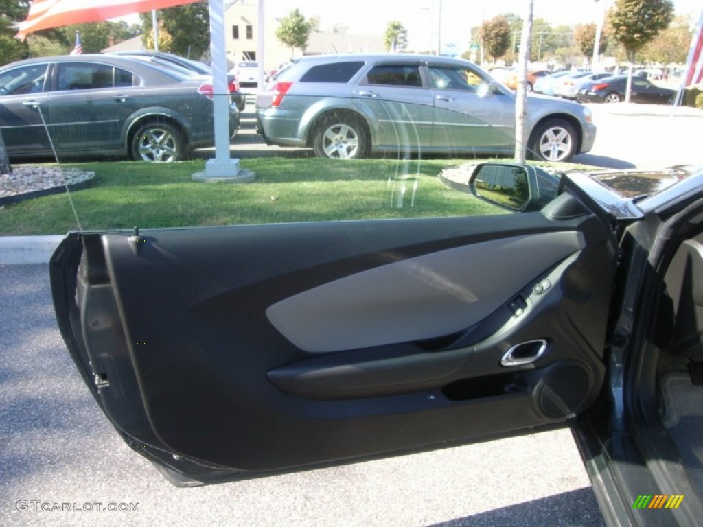 2010 Camaro LS Coupe - Cyber Gray Metallic / Gray photo #26