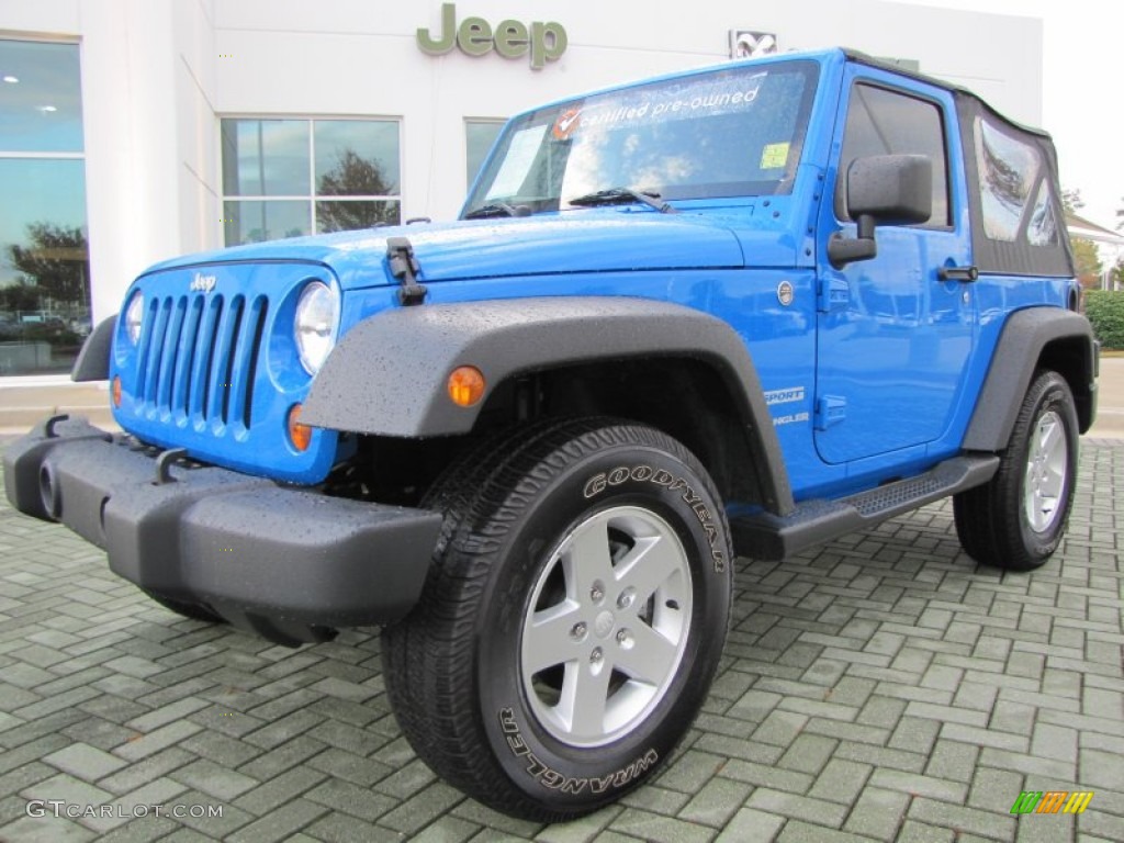 2011 Wrangler Sport S 4x4 - Cosmos Blue / Black photo #1