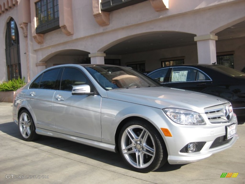 Iridium Silver Metallic 2010 Mercedes-Benz C 350 Sport Exterior Photo #55752270