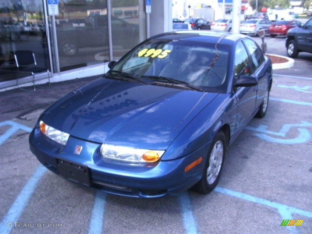 2000 S Series SL2 Sedan - Blue / Gray photo #2