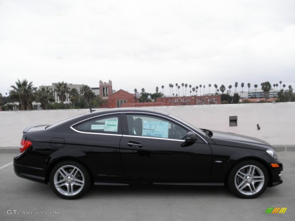 Black 2012 Mercedes-Benz C 350 Coupe Exterior Photo #55752766