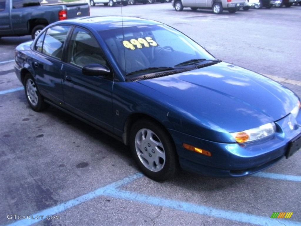 2000 S Series SL2 Sedan - Blue / Gray photo #5