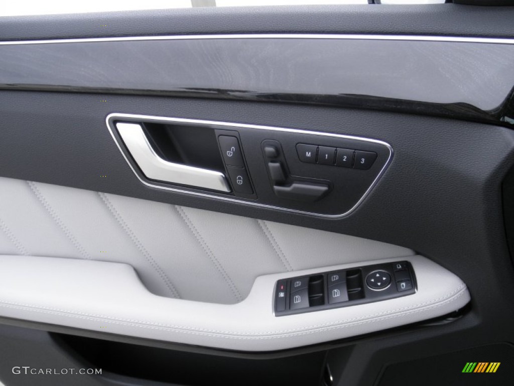 2012 Mercedes-Benz E 350 Sedan Ash/Dark Grey Door Panel Photo #55752965