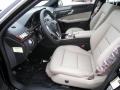 Almond/Black Interior Photo for 2012 Mercedes-Benz E #55753089