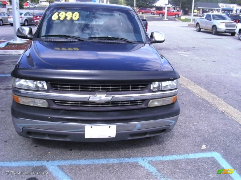 1999 Silverado 1500 LS Extended Cab - Indigo Blue Metallic / Graphite photo #3