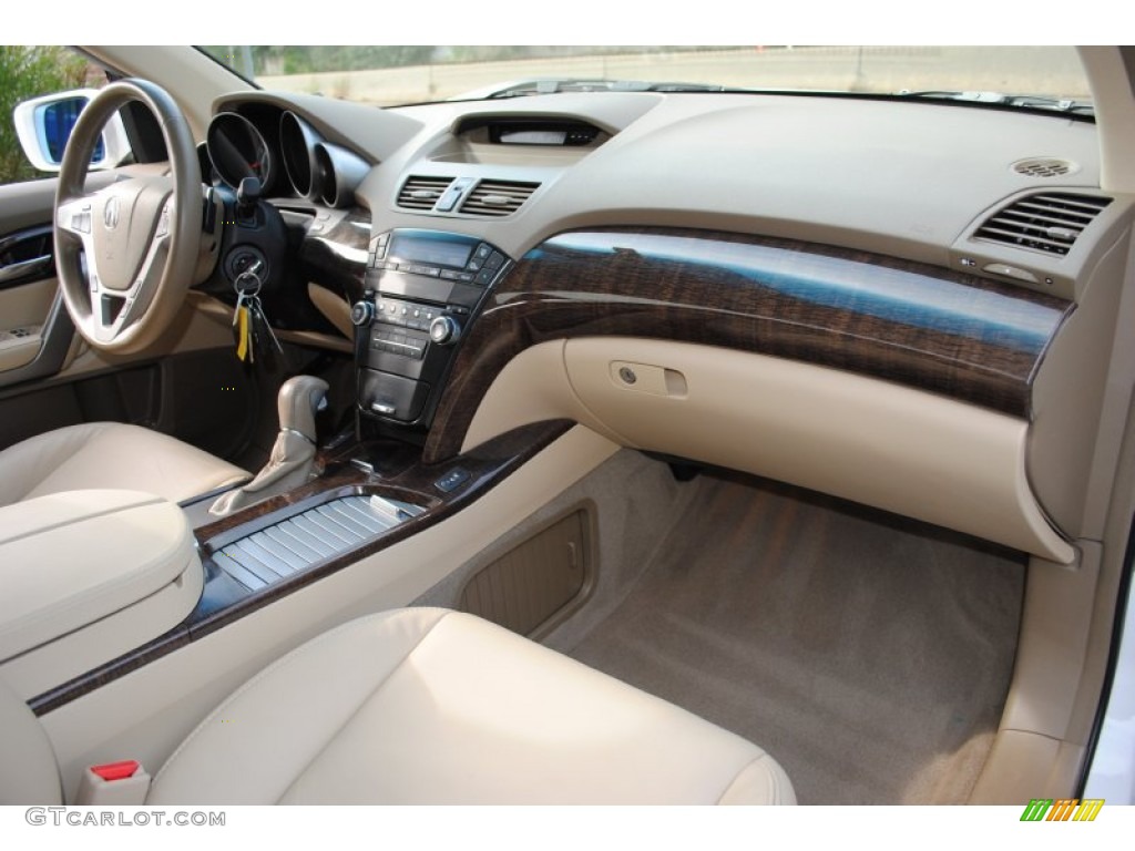 2010 Acura MDX Standard MDX Model Parchment Dashboard Photo #55753551