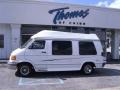 Bright White 2000 Dodge Ram Van 1500 Passenger Conversion