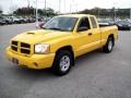 Solar Yellow - Dakota SLT Club Cab Photo No. 10