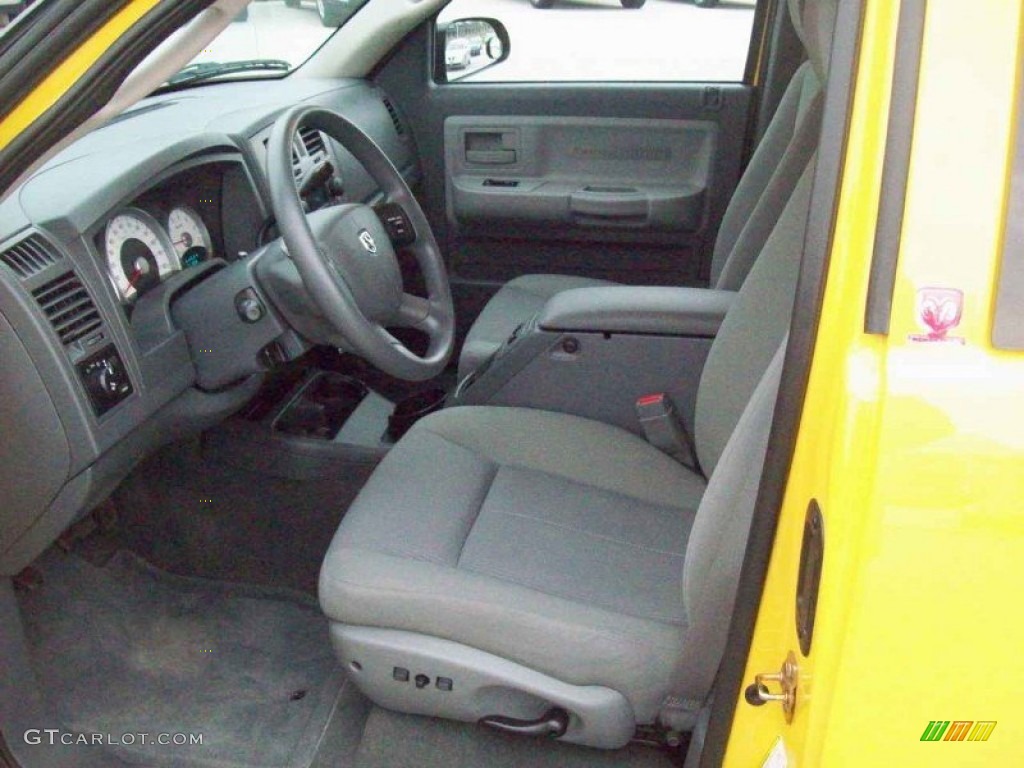 Medium Slate Gray Interior 2006 Dodge Dakota SLT Club Cab Photo #55753989