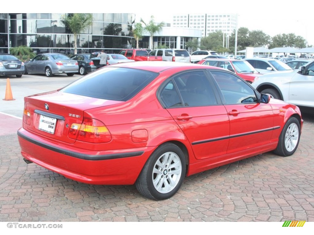 2005 3 Series 325i Sedan - Electric Red / Sand photo #5