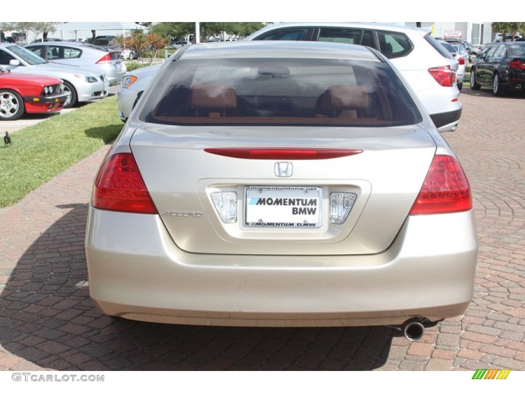 2006 Accord LX Sedan - Desert Mist Metallic / Ivory photo #6