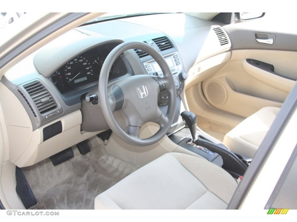 2006 Accord LX Sedan - Desert Mist Metallic / Ivory photo #13