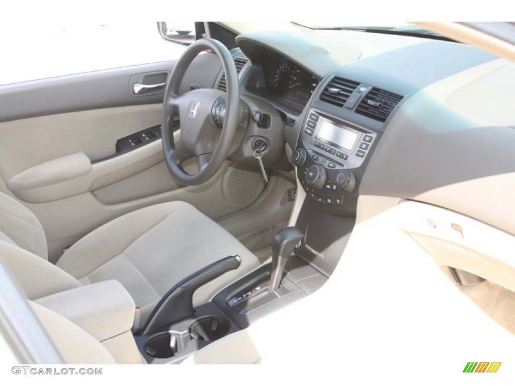 2006 Accord LX Sedan - Desert Mist Metallic / Ivory photo #35