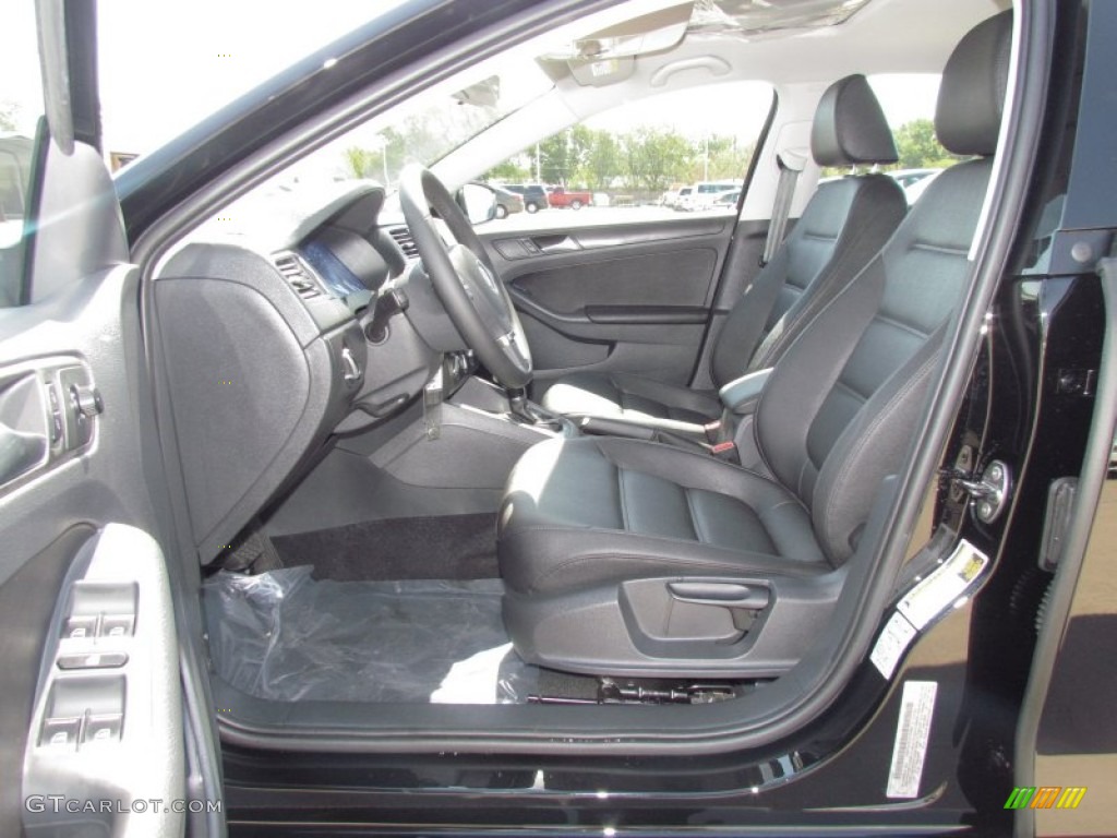 Titan Black Interior 2012 Volkswagen Jetta S Sedan Photo #55756311