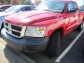 2008 Flame Red Dodge Dakota ST Extended Cab  photo #4