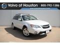 2009 Satin White Pearl Subaru Outback 2.5i Limited Wagon  photo #1