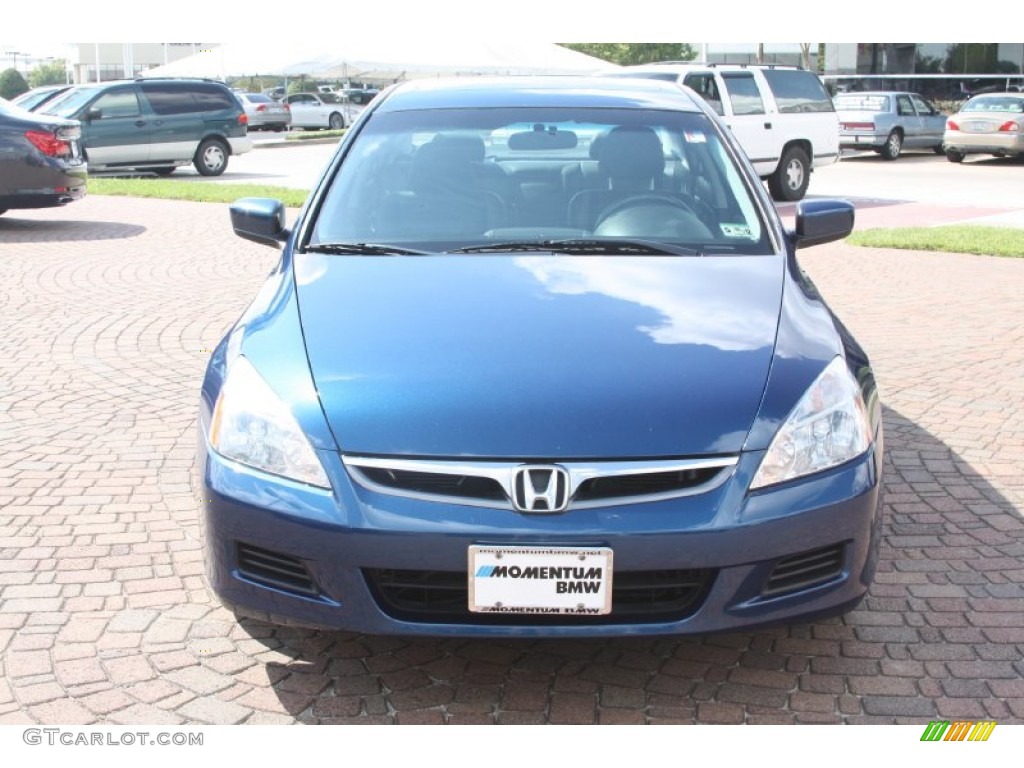 2006 Accord EX-L V6 Sedan - Sapphire Blue Pearl / Black photo #2