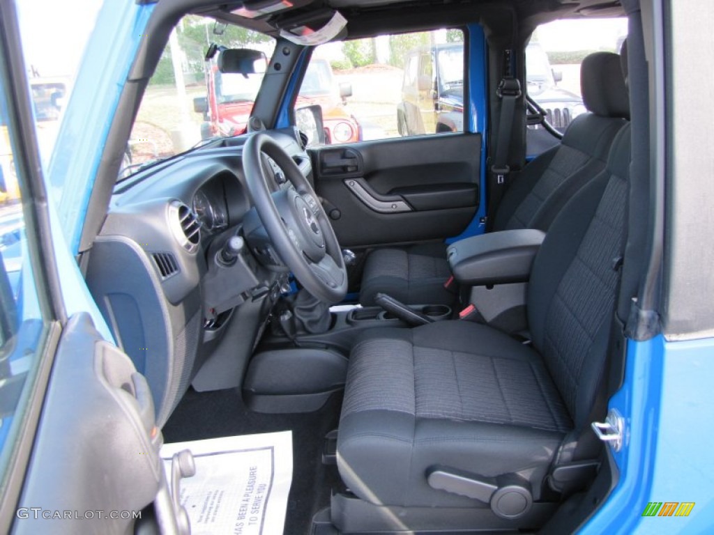 2012 Wrangler Sport 4x4 - Cosmos Blue / Black photo #7