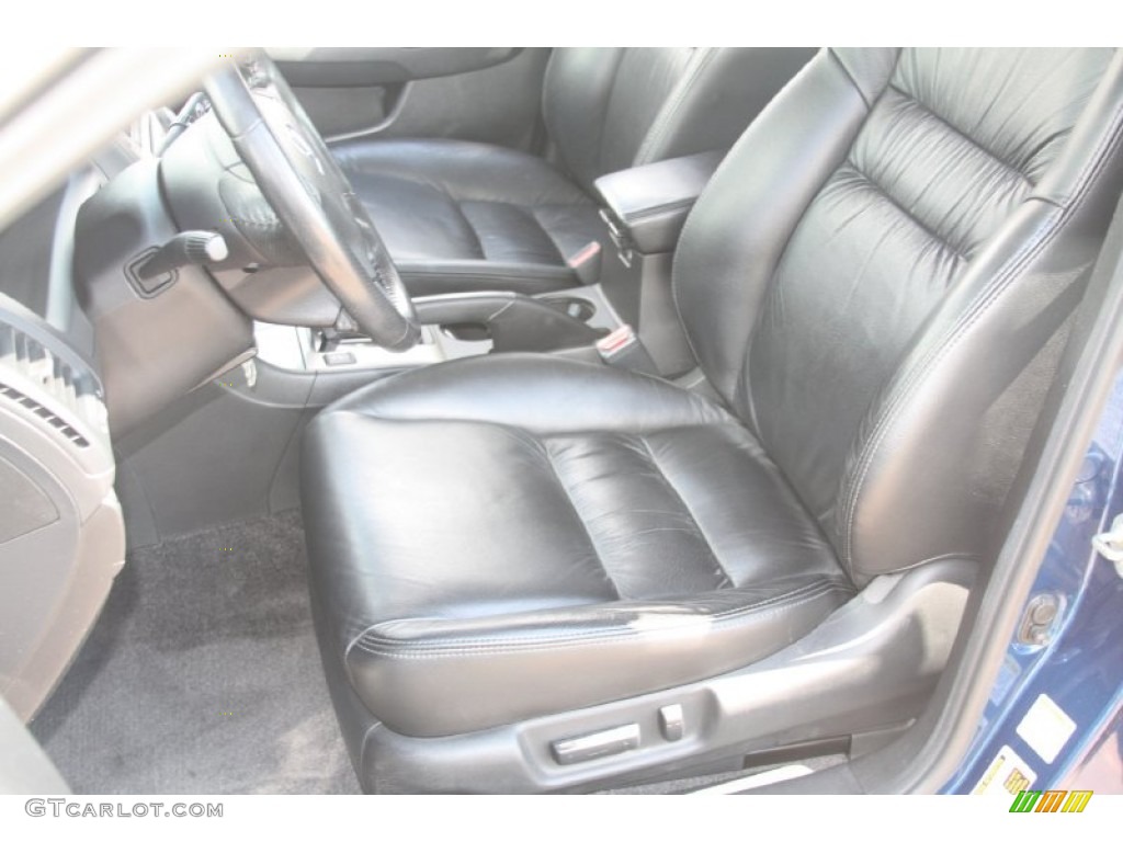 2006 Accord EX-L V6 Sedan - Sapphire Blue Pearl / Black photo #14