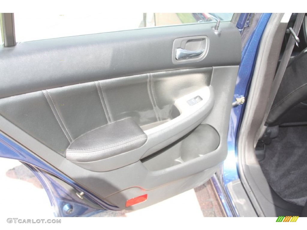 2006 Accord EX-L V6 Sedan - Sapphire Blue Pearl / Black photo #31