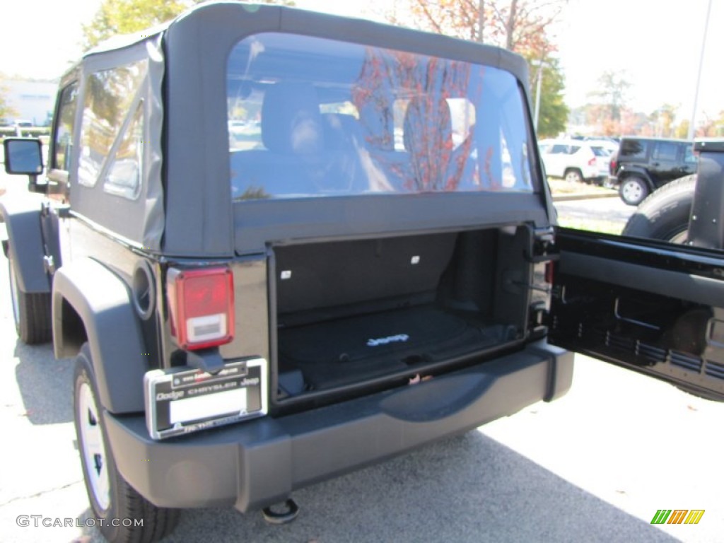 2012 Wrangler Sport 4x4 - Black / Black photo #8