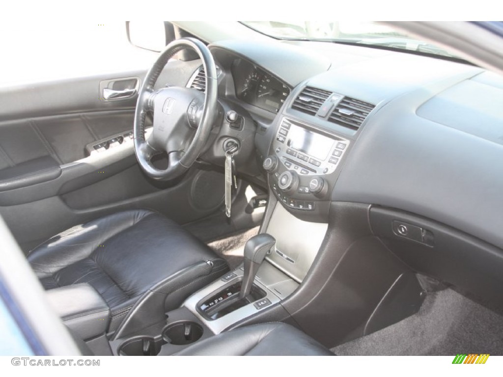 2006 Accord EX-L V6 Sedan - Sapphire Blue Pearl / Black photo #38