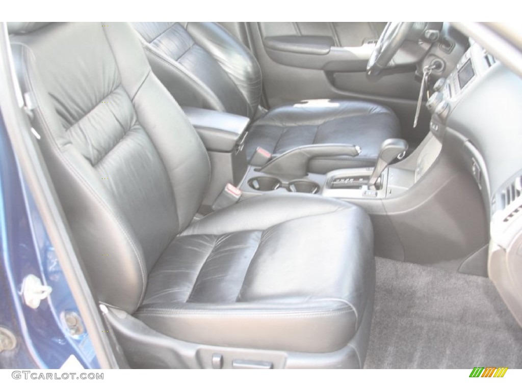 2006 Accord EX-L V6 Sedan - Sapphire Blue Pearl / Black photo #41