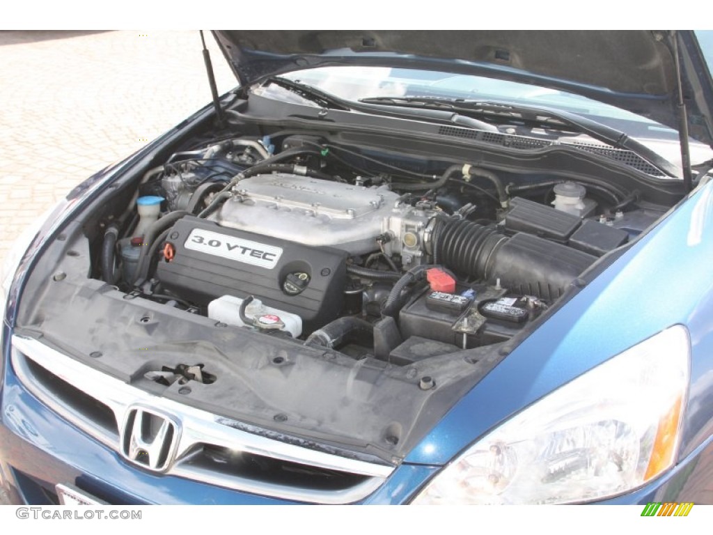 2006 Accord EX-L V6 Sedan - Sapphire Blue Pearl / Black photo #43