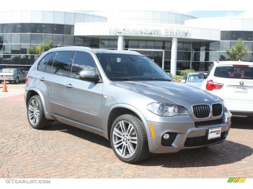 Space Gray Metallic 2011 BMW X5 xDrive 35i Exterior Photo #55759355