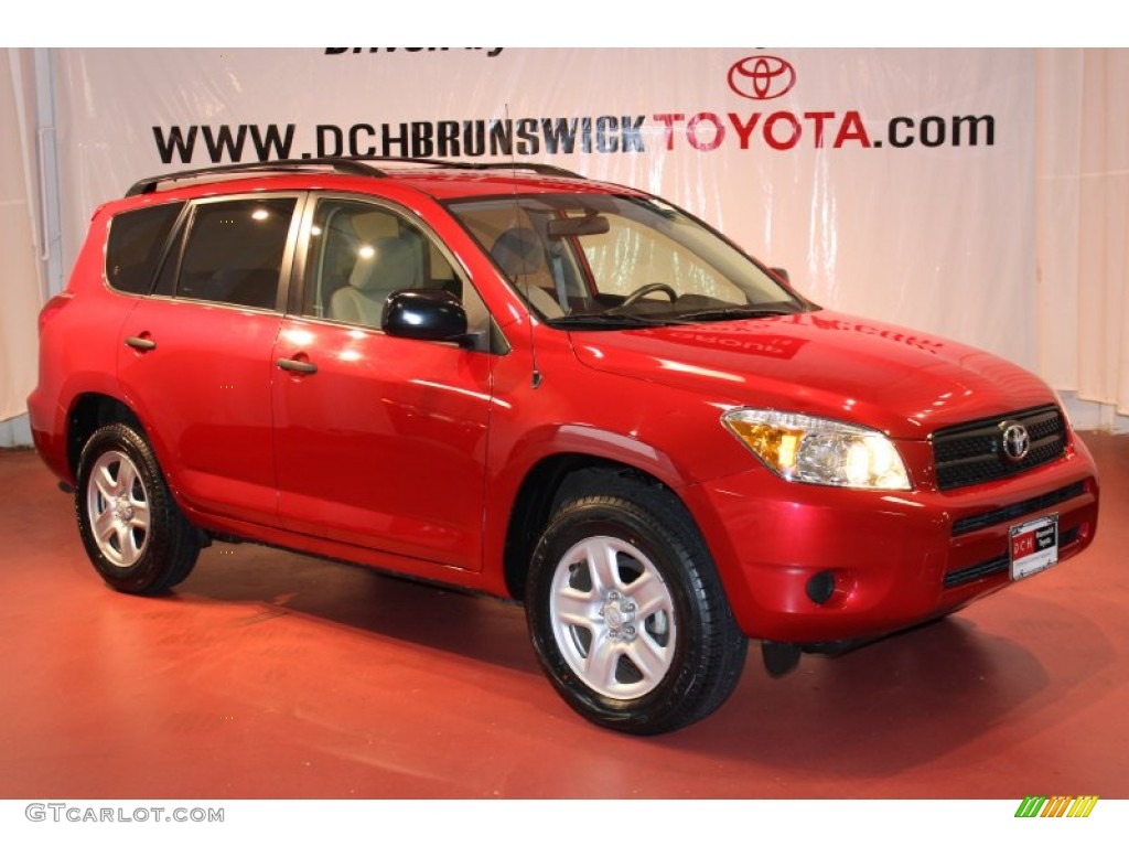 2008 Barcelona Red Pearl Toyota RAV4 4WD 55757192 Photo 3 GTCarLot