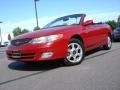 Red Flame Metallic 2001 Toyota Solara SLE V6 Convertible