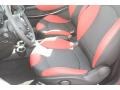 Rooster Red/Carbon Black 2012 Mini Cooper S Hardtop Interior Color