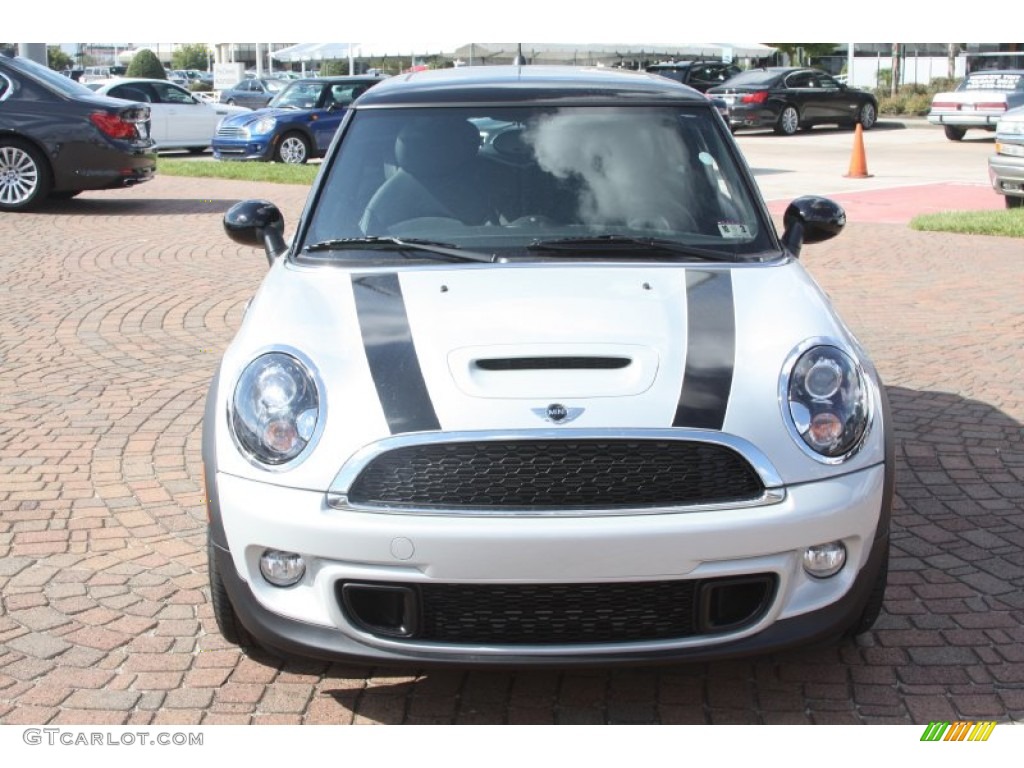 2012 Cooper S Hardtop - White Silver Metallic / Carbon Black photo #2